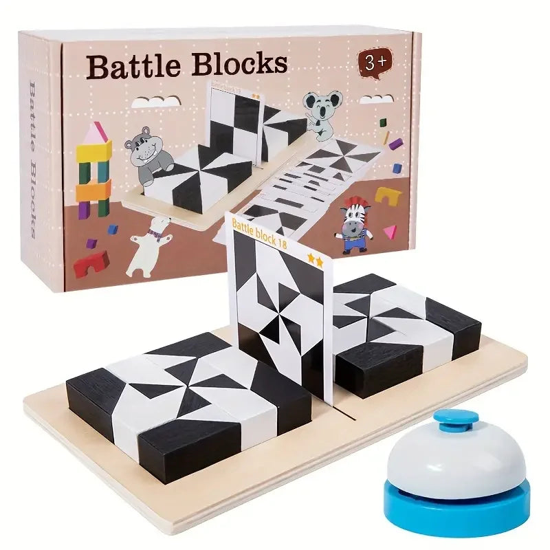 Bexcellent | Block Puzzle Game | Educational Toy for Kids | Wooden, Ages 3+