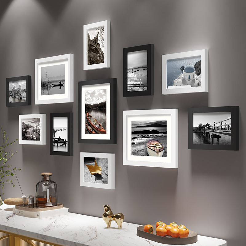 Vera | Photo Frame Set | 11-Piece Gallery Wall, Drill-Free | Classic Style