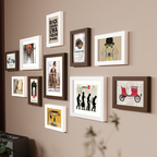 Vera | Photo Frame Set | 11-Piece Gallery Wall, Drill-Free | Classic Style
