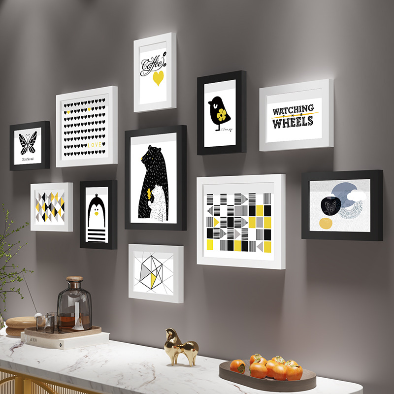 Vera | Photo Frame Set | 11-Piece Gallery Wall, Drill-Free | Classic Style
