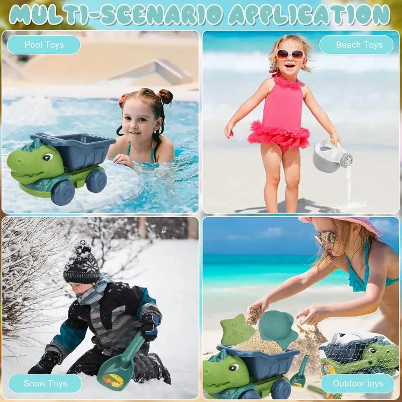 Sorrel | Beach Sand Toy Set | Dino Truck, Creative Play | Kids Outdoor