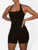 Odette | Women's Halterneck Jumpsuit | Shorts, Sport & Leisure | Stretch Fit