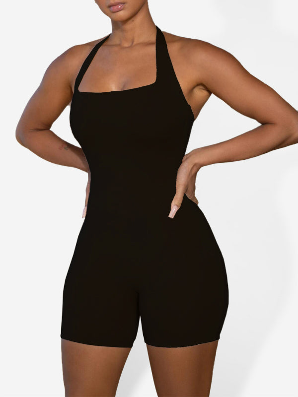 Odette | Women's Halterneck Jumpsuit | Shorts, Sport & Leisure | Stretch Fit