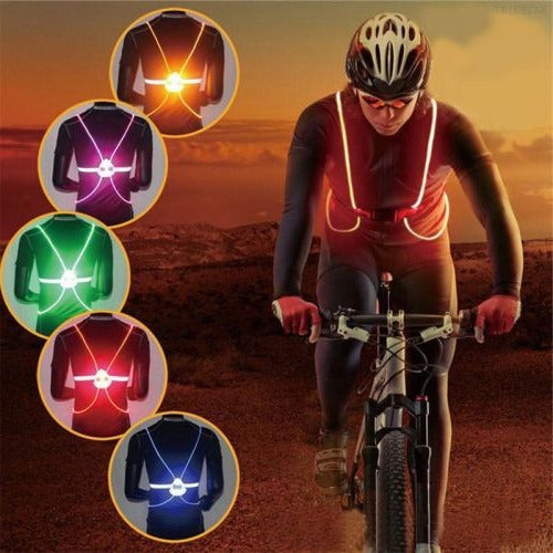 360 Degree Reflective LED Safety Vest Night Visibility