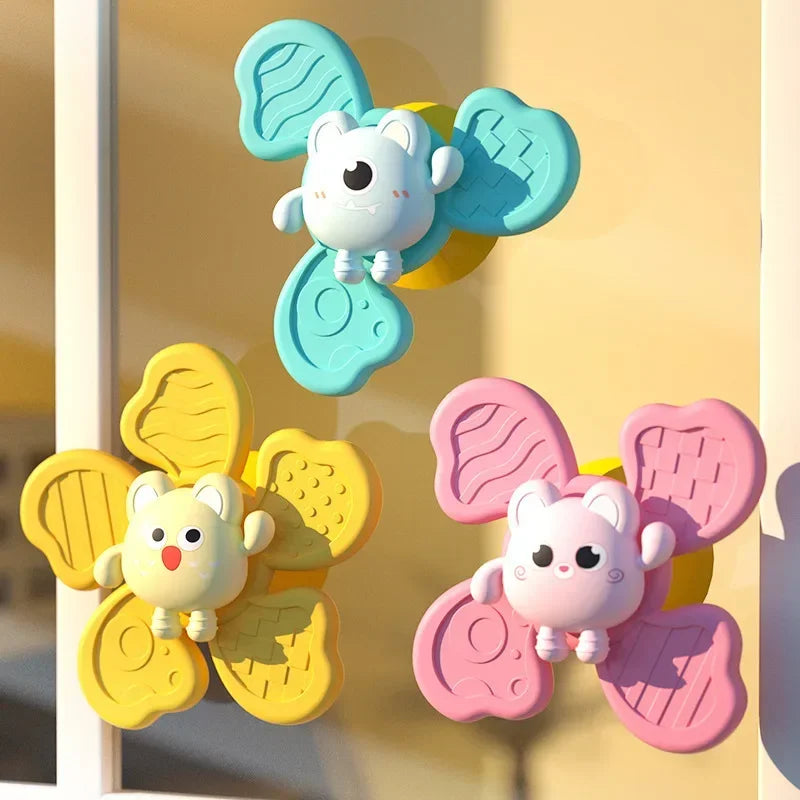 Reva | Bath Spinner Toys | Baby Bath Toy | Suction Cup, Hand-Eye Coordination