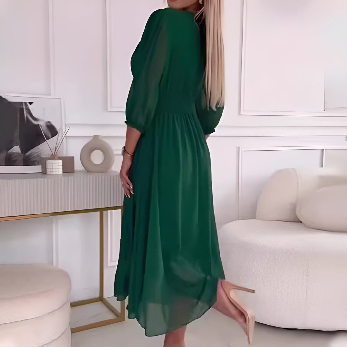 Eira | Wrap Dress | Midi, Adjustable Fit, All Occasions