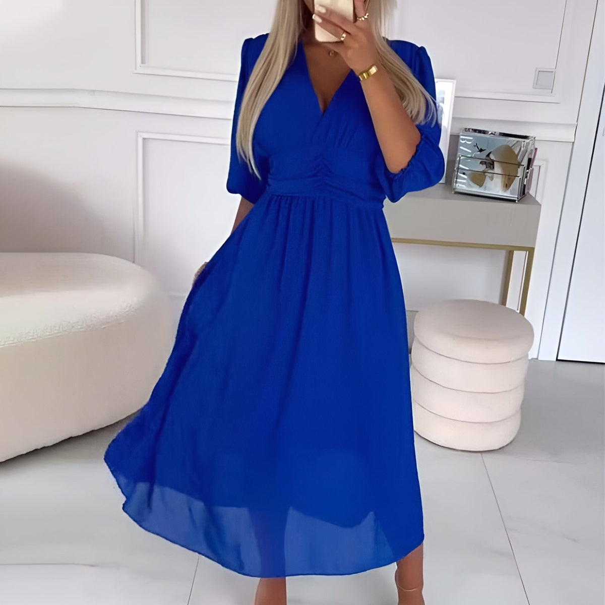 Eira | Wrap Dress | Midi, Adjustable Fit, All Occasions