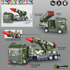 Xena | Military Toy Truck | Pull-Back, Light & Sound | Kids 3+