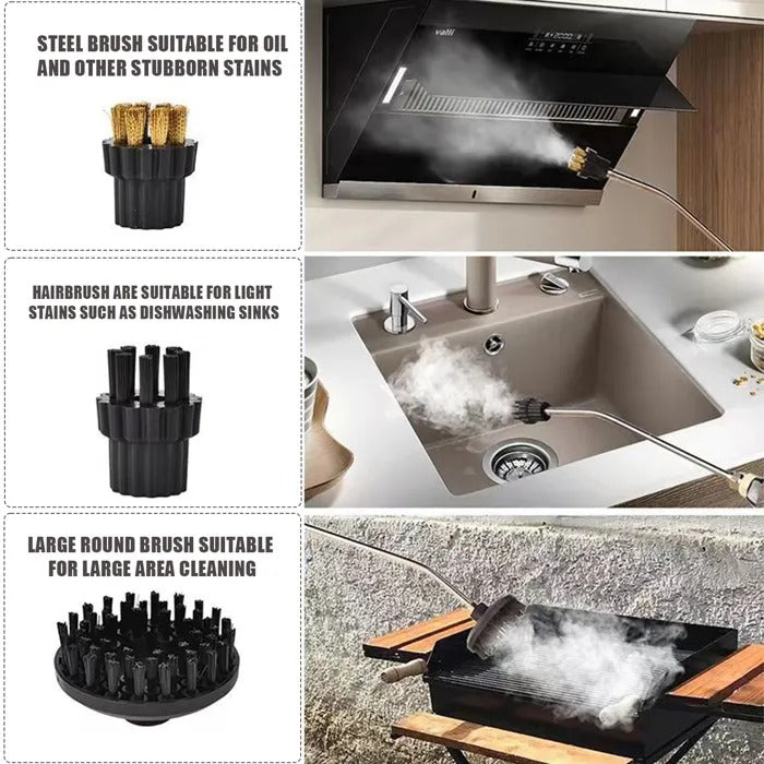 Luna | Steam Cleaner | 2500W High Pressure | 6 Speed, 5 Brush Heads