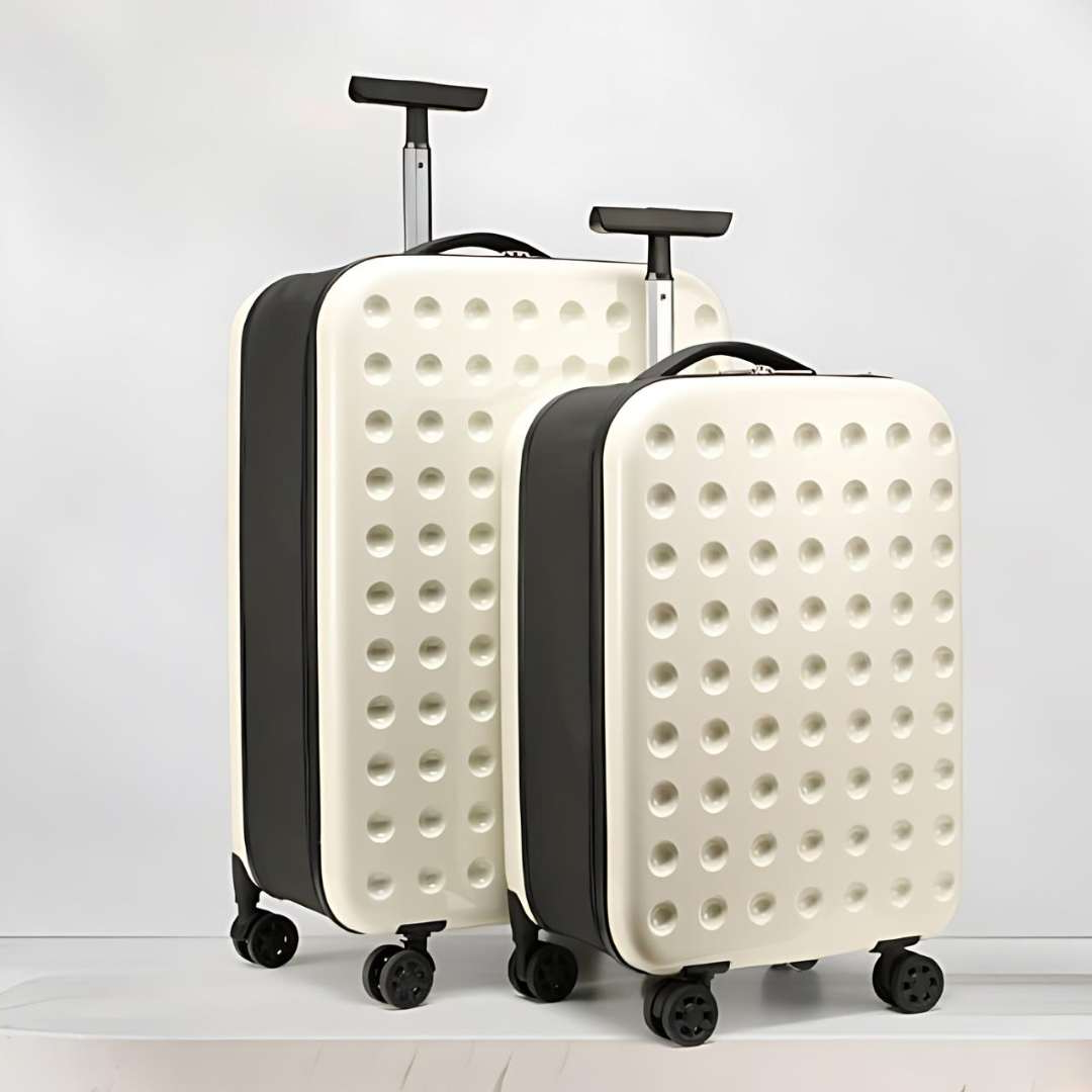 360 Degree Foldable Hard Shell Travel Suitcase Spinner Wheels