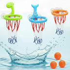 Fleur | Bath Basketball Set | Kids Bath Toy | Suction Cup, Mini Balls