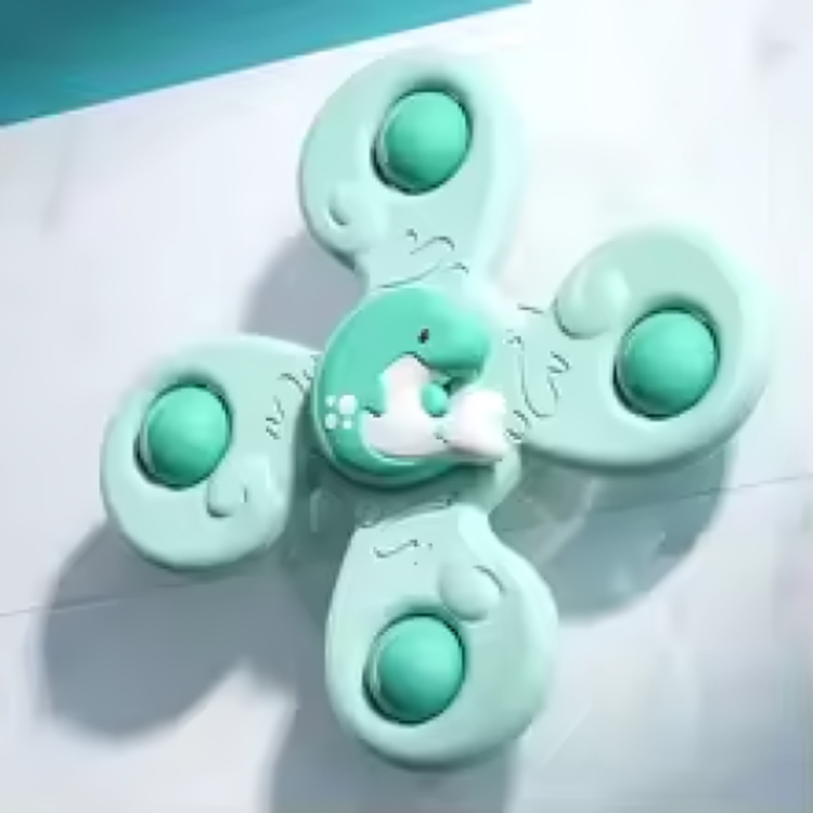 Reva | Bath Spinner Toys | Baby Bath Toy | Suction Cup, Hand-Eye Coordination