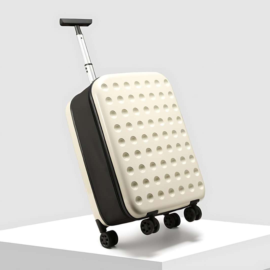 360 Degree Foldable Hard Shell Travel Suitcase Spinner Wheels