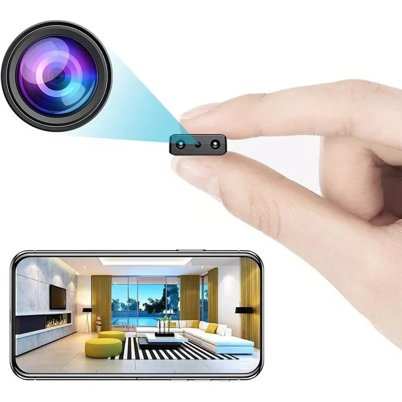 Mini Security Camera HD 1080p Night Vision Audio Motion Detection Indoor