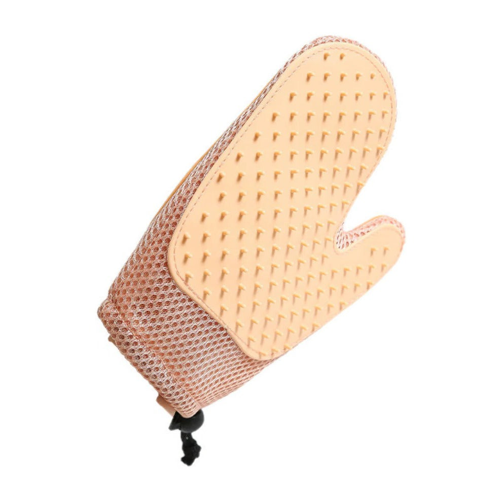 Neela | Cat Grooming Glove | 2-in-1 Brush & Massage | Rubber, Fits Most Sizes