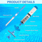 Willa | Pool Vacuum Cleaner | Cordless 3-in-1, Rechargeable | 90 Min Runtime