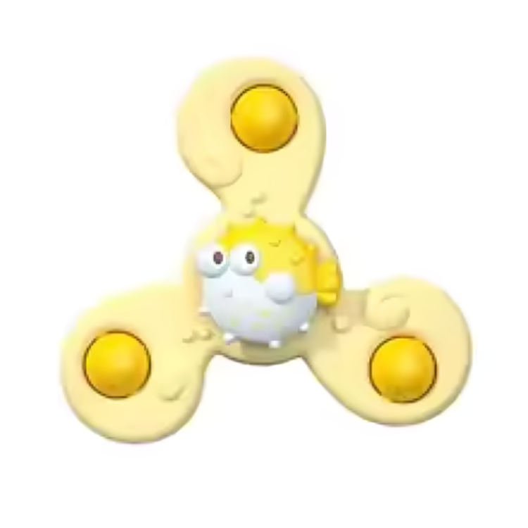 Reva | Bath Spinner Toys | Baby Bath Toy | Suction Cup, Hand-Eye Coordination