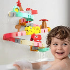 Kestrel | Bath Toy Track | DIY Water Slide Play Set | Suction Cup, Modular