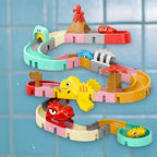 Kestrel | Bath Toy Track | DIY Water Slide Play Set | Suction Cup, Modular