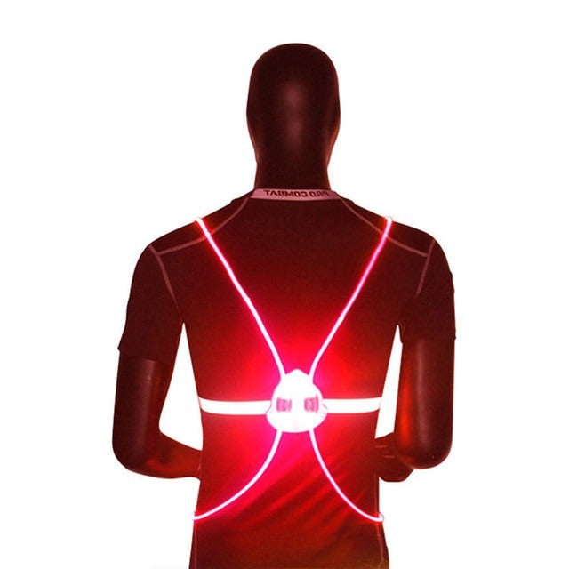 360 Degree Reflective LED Safety Vest Night Visibility