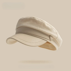 Felt Fisherman Cap Leather Brim Vintage