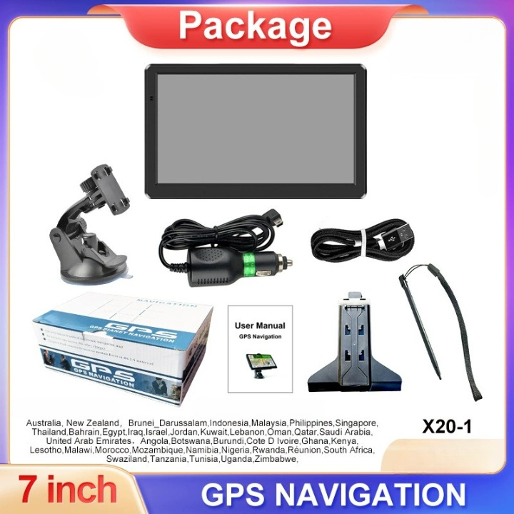 Calla | GPS Navigation System | 7" Car & Truck, Real-Time Traffic | AU & EU Maps
