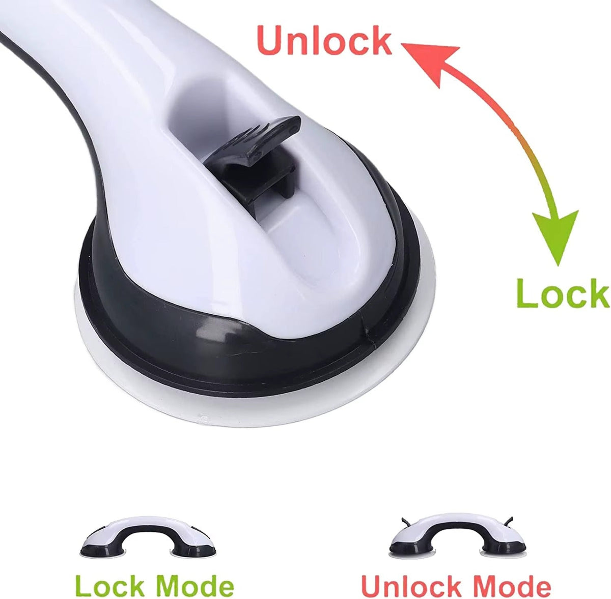 Bathroom Safety Grab Bar Suction Cup Wall Support