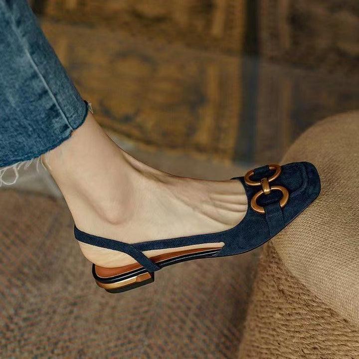 Iris | Slingback Shoes | Women's Low Heel, Contoured Footbed | 5 Colors