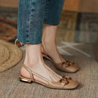 Iris | Slingback Shoes | Women's Low Heel, Contoured Footbed | 5 Colors