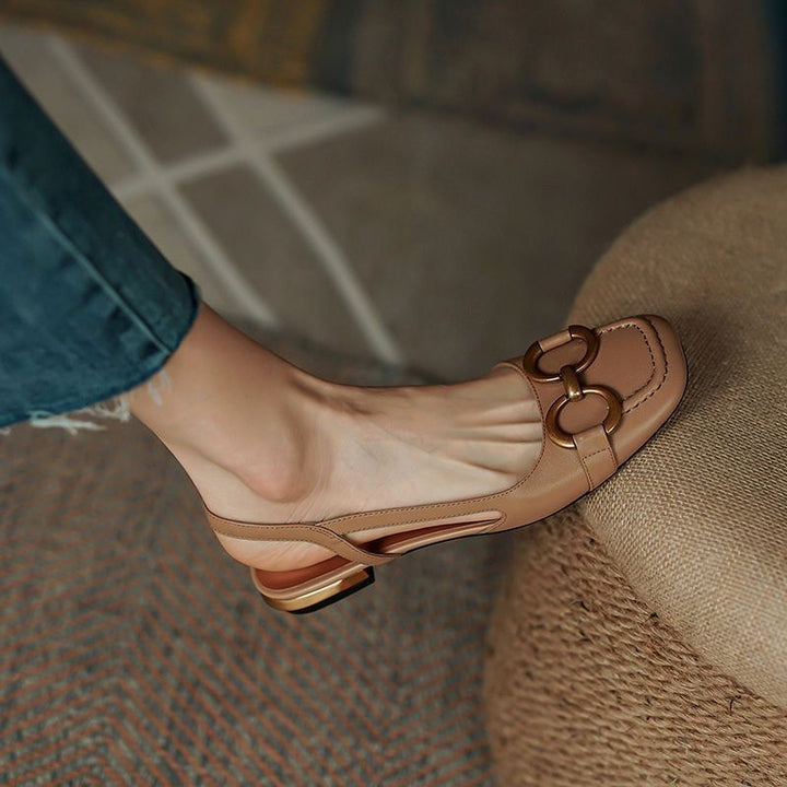 Iris | Slingback Shoes | Women's Low Heel, Contoured Footbed | 5 Colors