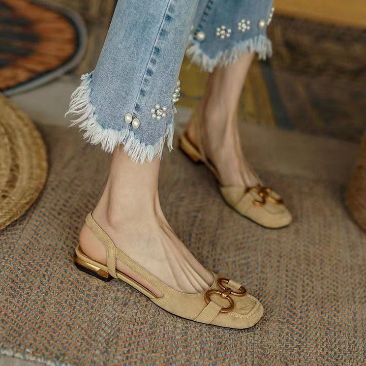 Iris | Slingback Shoes | Women's Low Heel, Contoured Footbed | 5 Colors