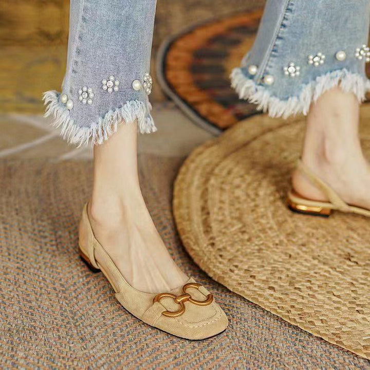Iris | Slingback Shoes | Women's Low Heel, Contoured Footbed | 5 Colors