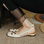 Iris | Slingback Shoes | Women's Low Heel, Contoured Footbed | 5 Colors