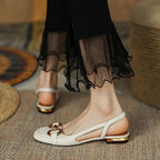 Iris | Slingback Shoes | Women's Low Heel, Contoured Footbed | 5 Colors