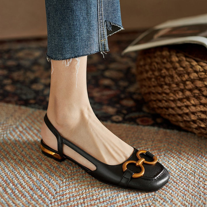 Iris | Slingback Shoes | Women's Low Heel, Contoured Footbed | 5 Colors