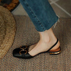 Iris | Slingback Shoes | Women's Low Heel, Contoured Footbed | 5 Colors