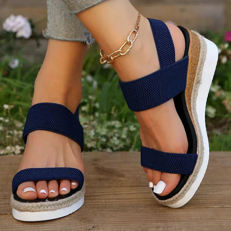 Sandals Women | Orthopedic Ankle Strap, Flatform Espadrille | Romilly