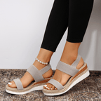 Sandals Women | Orthopedic Ankle Strap, Flatform Espadrille | Romilly