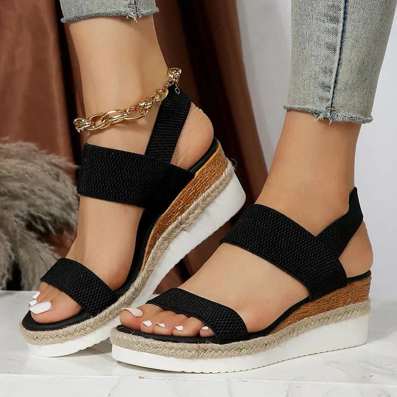Sandals Women | Orthopedic Ankle Strap, Flatform Espadrille | Romilly