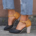 Linnea | Women's Orthopaedic Heels | Arch Support, 8cm Heel | Pump