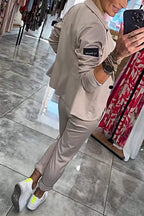Marlow | Women's Blazer & Pants Set | Two-Piece, Elastic Waist | Office Wear