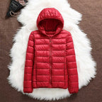 Women Waterproof Lightweight Jacket Removable Hood