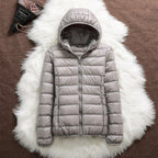 Women Waterproof Lightweight Jacket Removable Hood