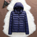 Women Waterproof Lightweight Jacket Removable Hood