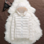Women Waterproof Lightweight Jacket Removable Hood