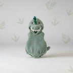 Kids Dinosaur Costume Baby Hooded Romper Sherpa Fleece Toddler