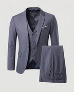Men's Three Piece Suit | Classic Fit Jacket Vest Trousers | Formal