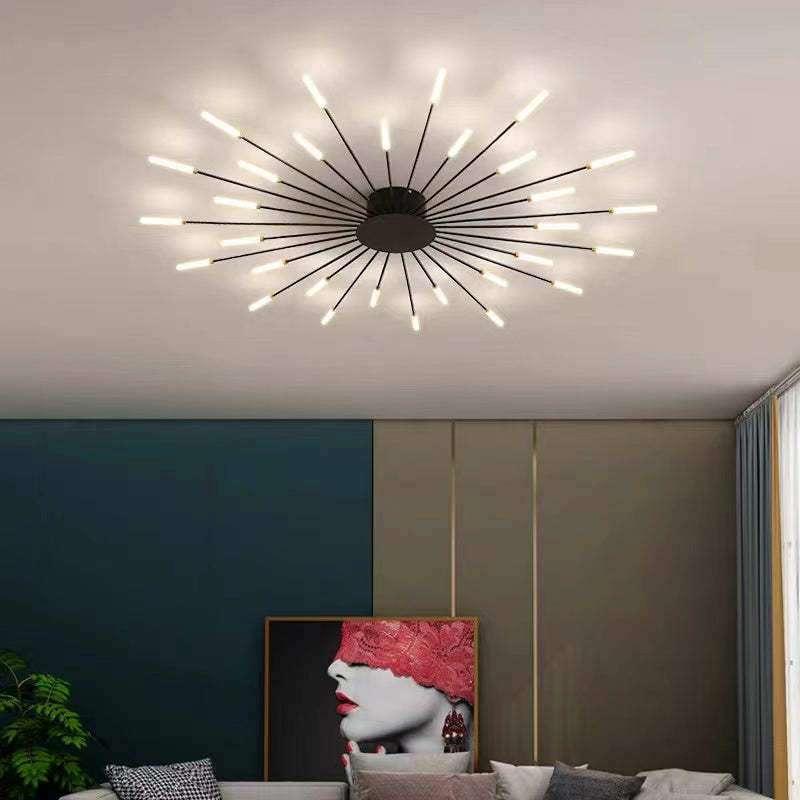LED Fireworks Ceiling Chandelier Modern Design
