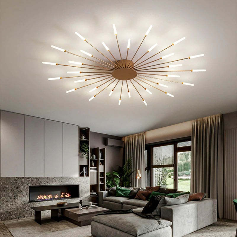 LED Fireworks Ceiling Chandelier Modern Design