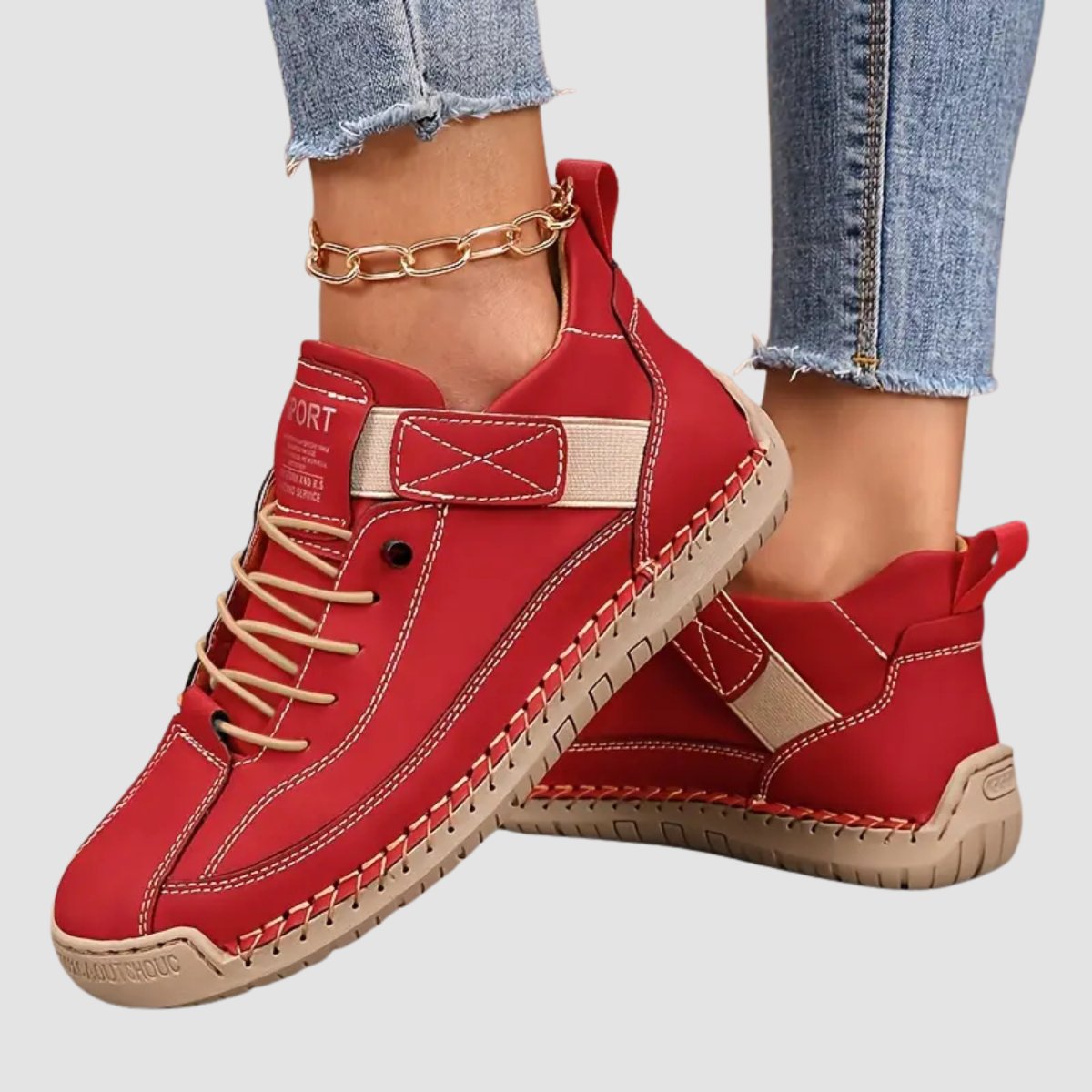 Orthopedic Shoes Women Strap Sneakers Arch Support Cushioned Insole